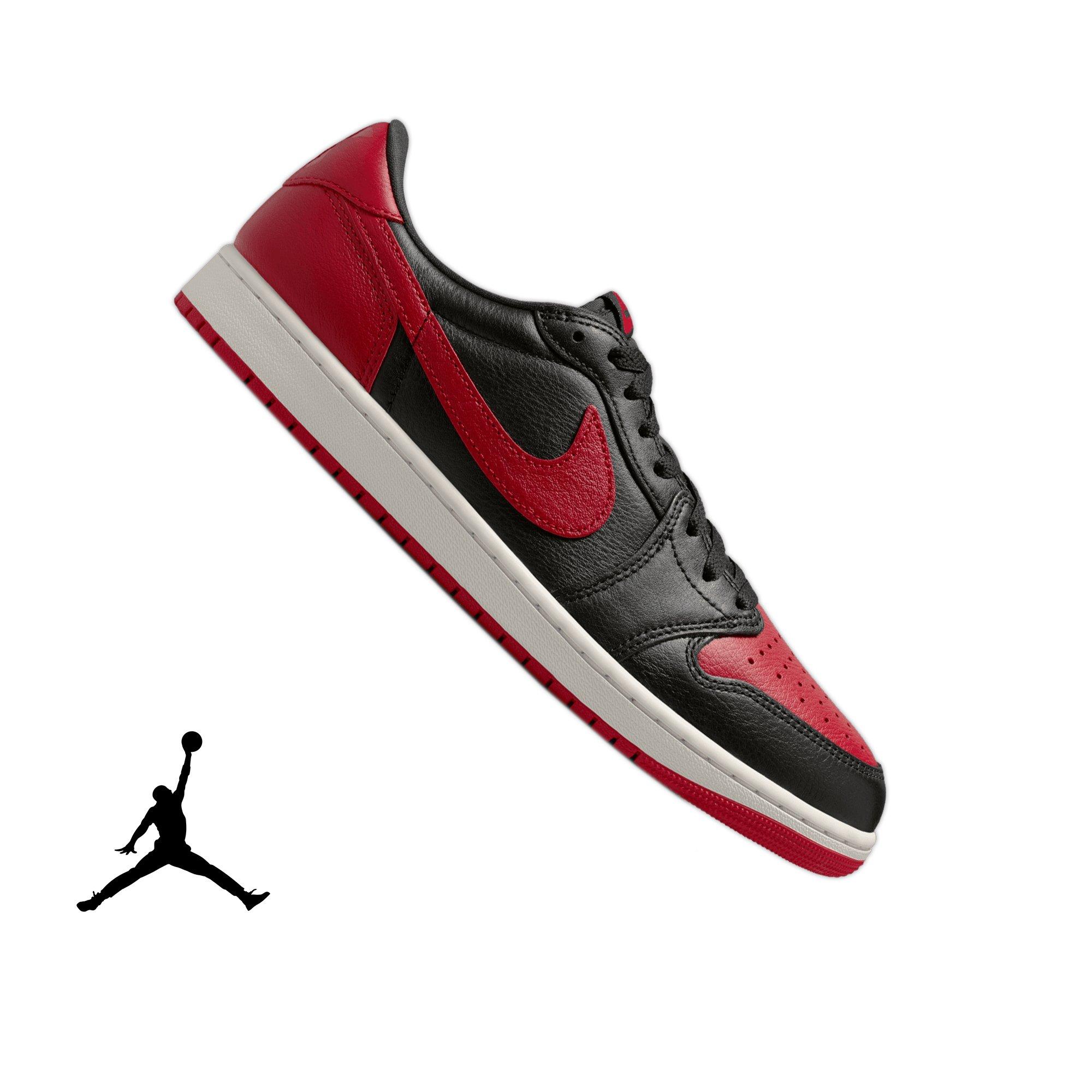 Jordan 1 Low OG "Banned" Men's Shoe - BLACK/VARSITY RED/SUMMIT WHITE
